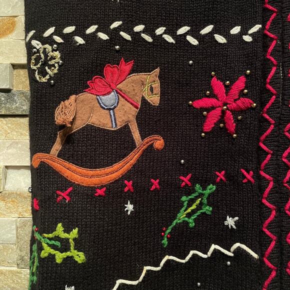 Designers Originals Studio JOY Christmas Sweater | Holiday Cottage Grandma Core - Picture 4 of 7